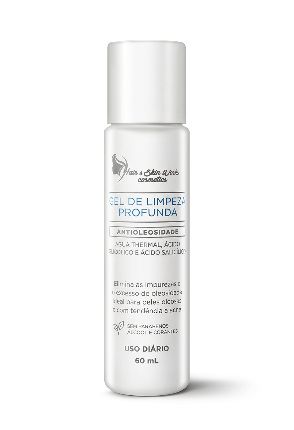 Gel facial de limpeza profunda
